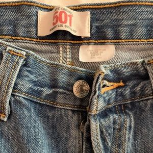 501 button fly jeans